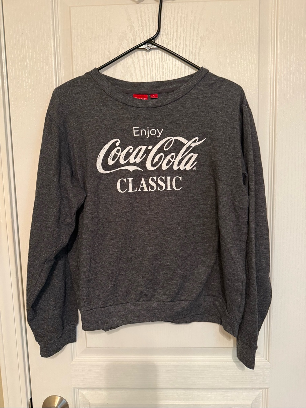 Coca-Cola Charcoal Gray Classic Logo Sweatshirt